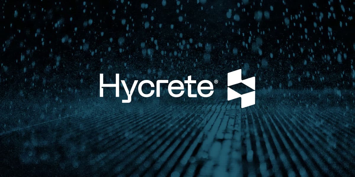 Hycrete droplet graphic