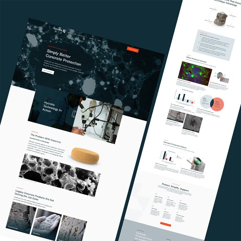 Hycrete How It Works page