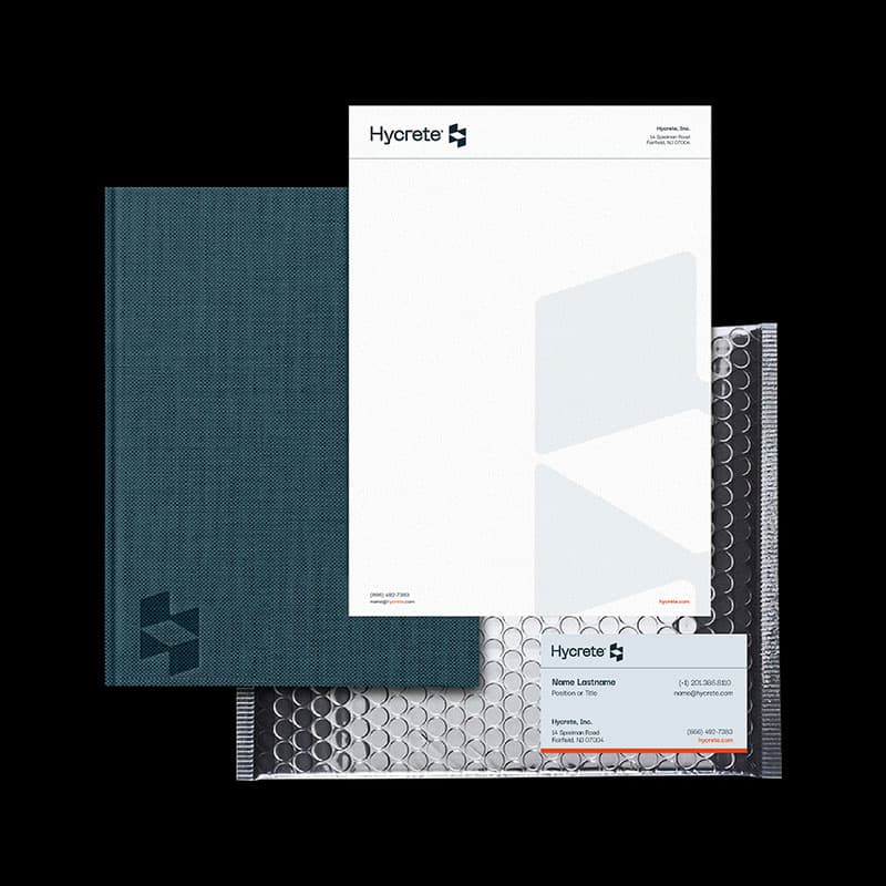 Hycrete stationery