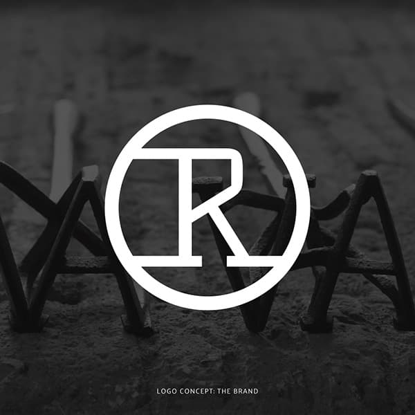 Revel logo as a cattle brand