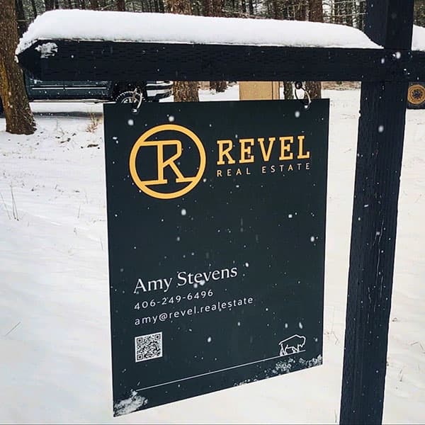 Revel yard sign