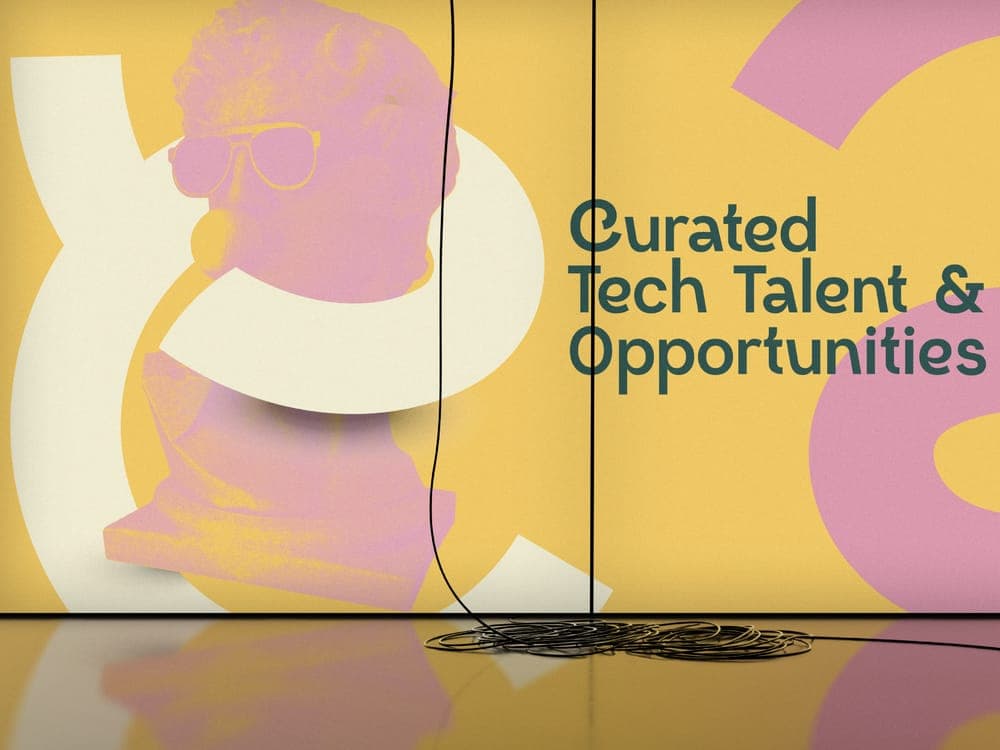 Cupalo billboard on a stage