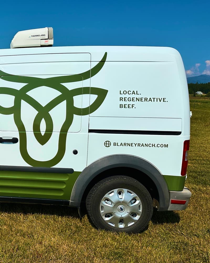 Blarney Ranch delivery van