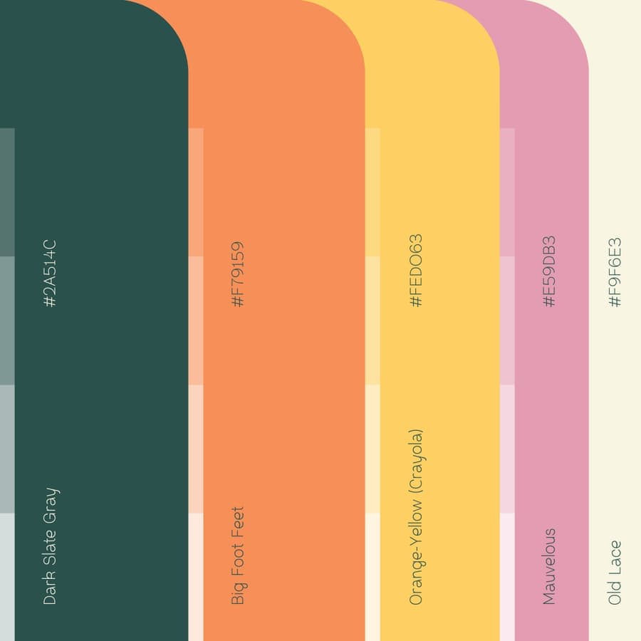 Cupalo color palette