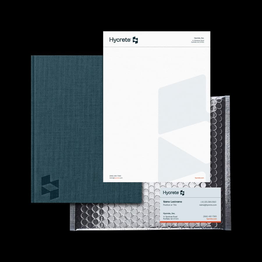 Hycrete stationery