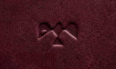 Burnt Fork Ranch mark embossed in leather