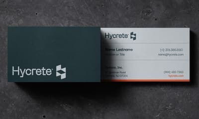 Hycrete business cards