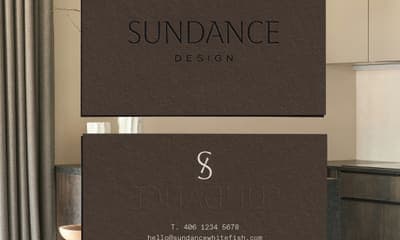 Sundance Design business cards